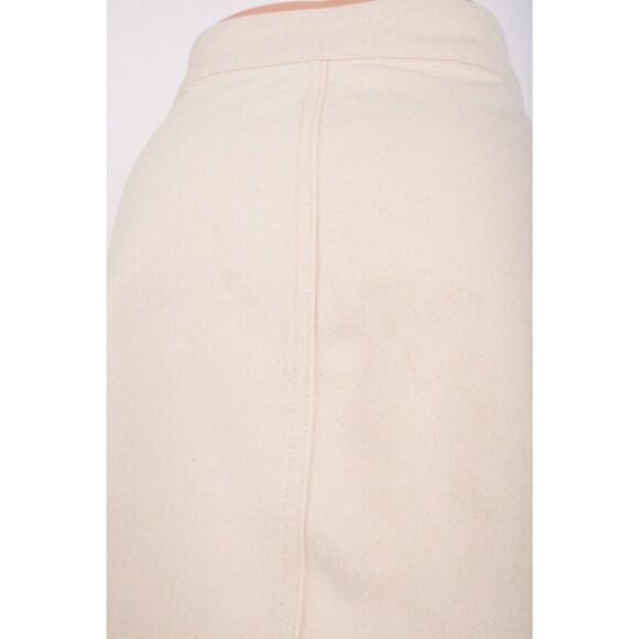 Triarchy Womens Ms.Triarchy Off White Short Denim Skirt XS EU 25 3009-201 New - Picture 5 of 8